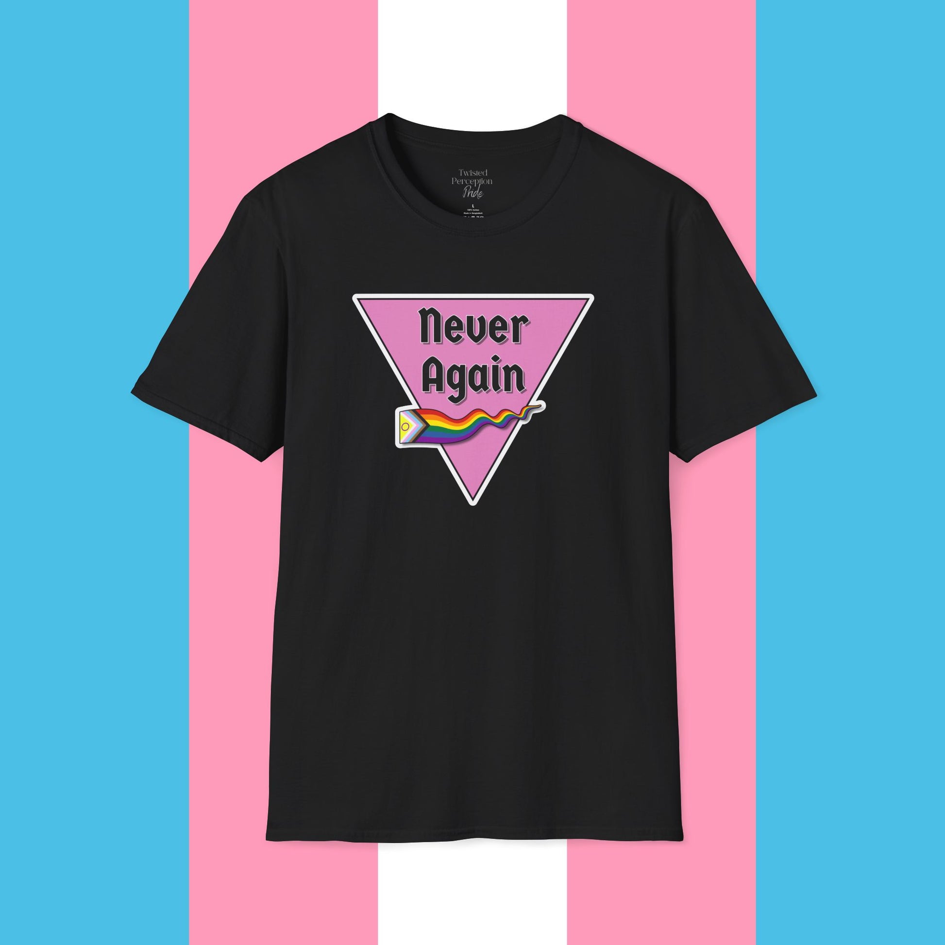 Never Again Gender Neutral Softstyle T-Shirt