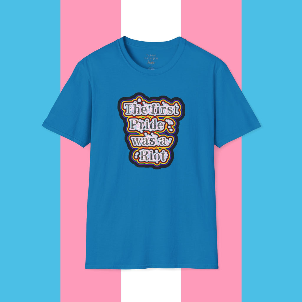 First Pride Riot Unisex Softstyle T-shirt