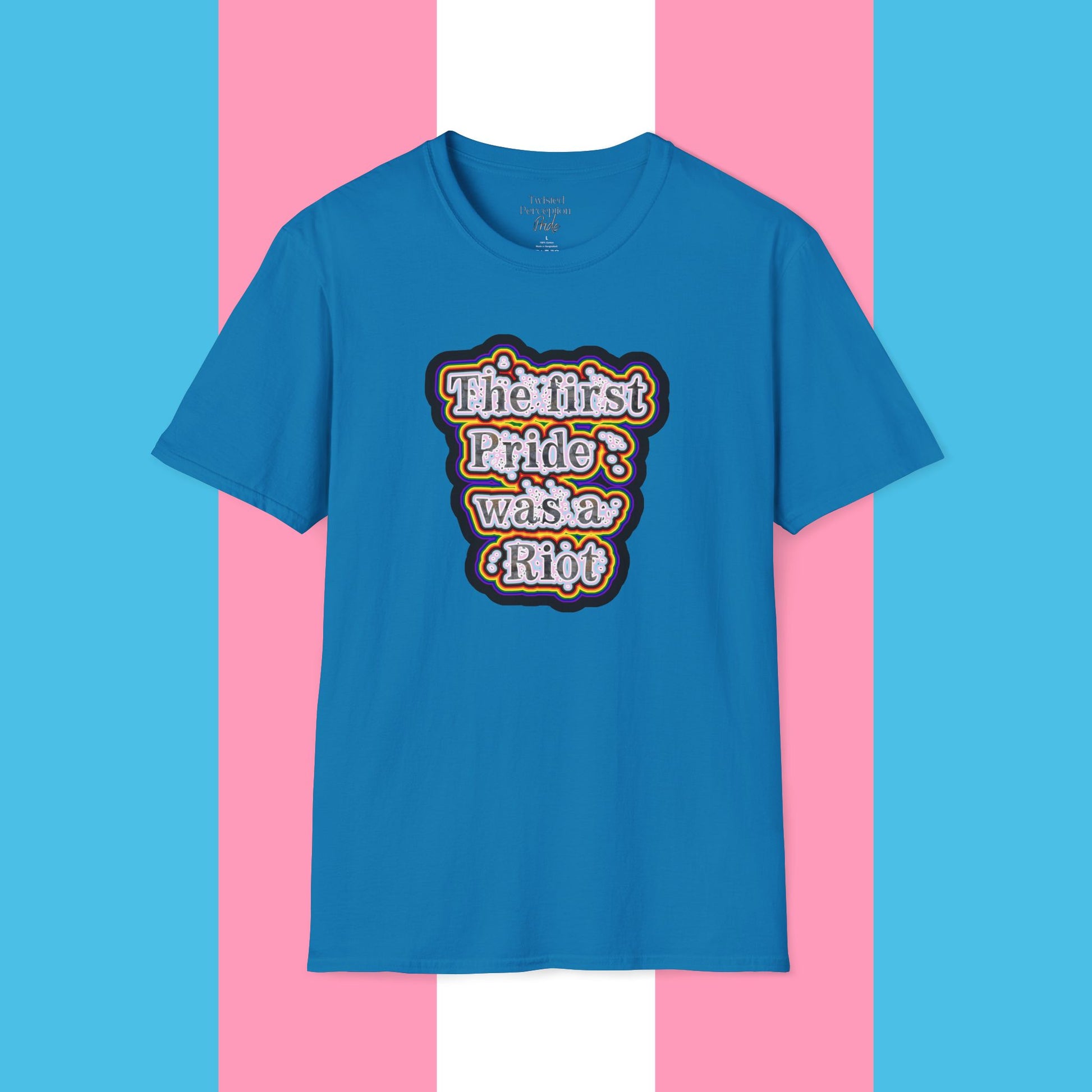 First Pride Riot Unisex Softstyle T-shirt