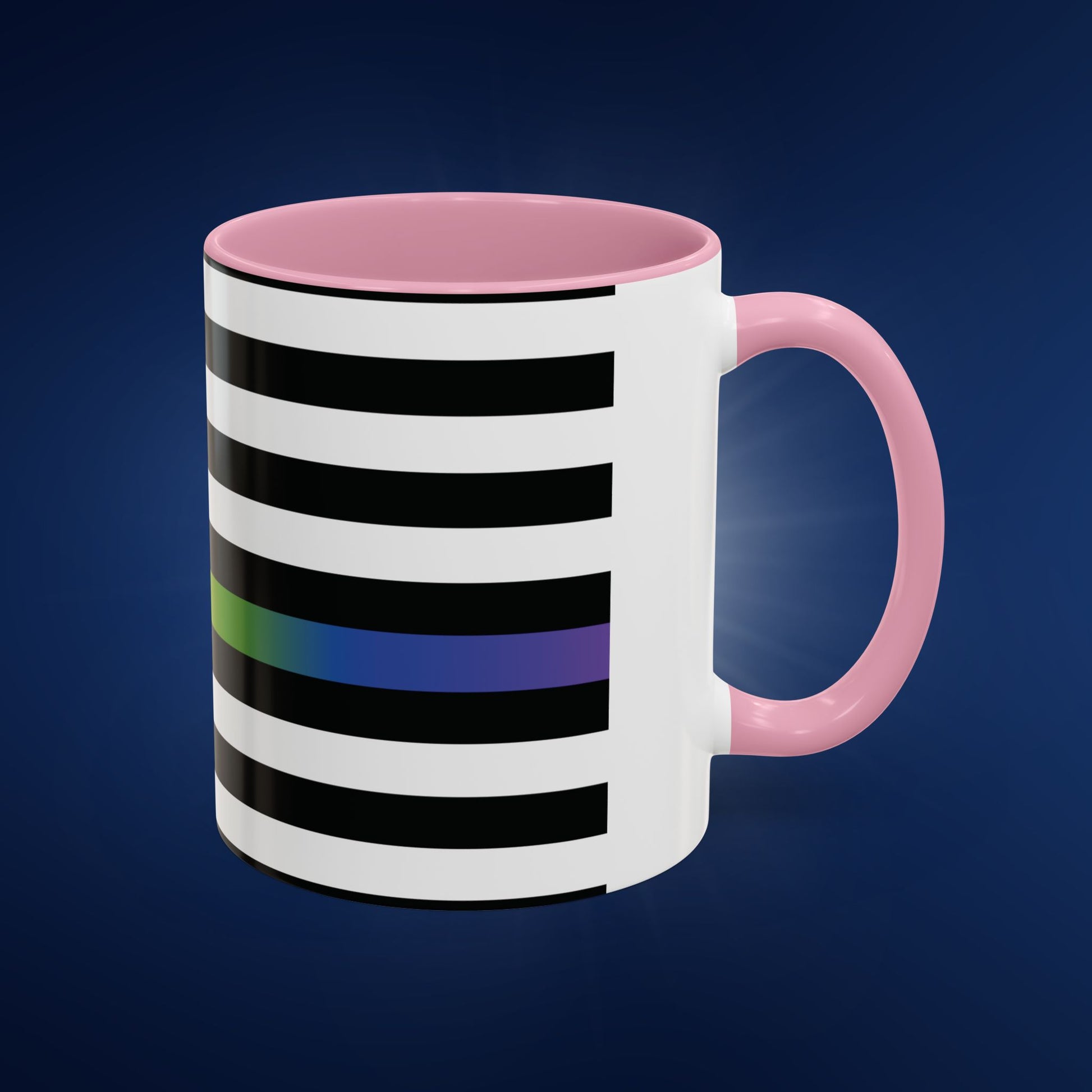 Thin Queer Line Colorful Mug, 11&15oz