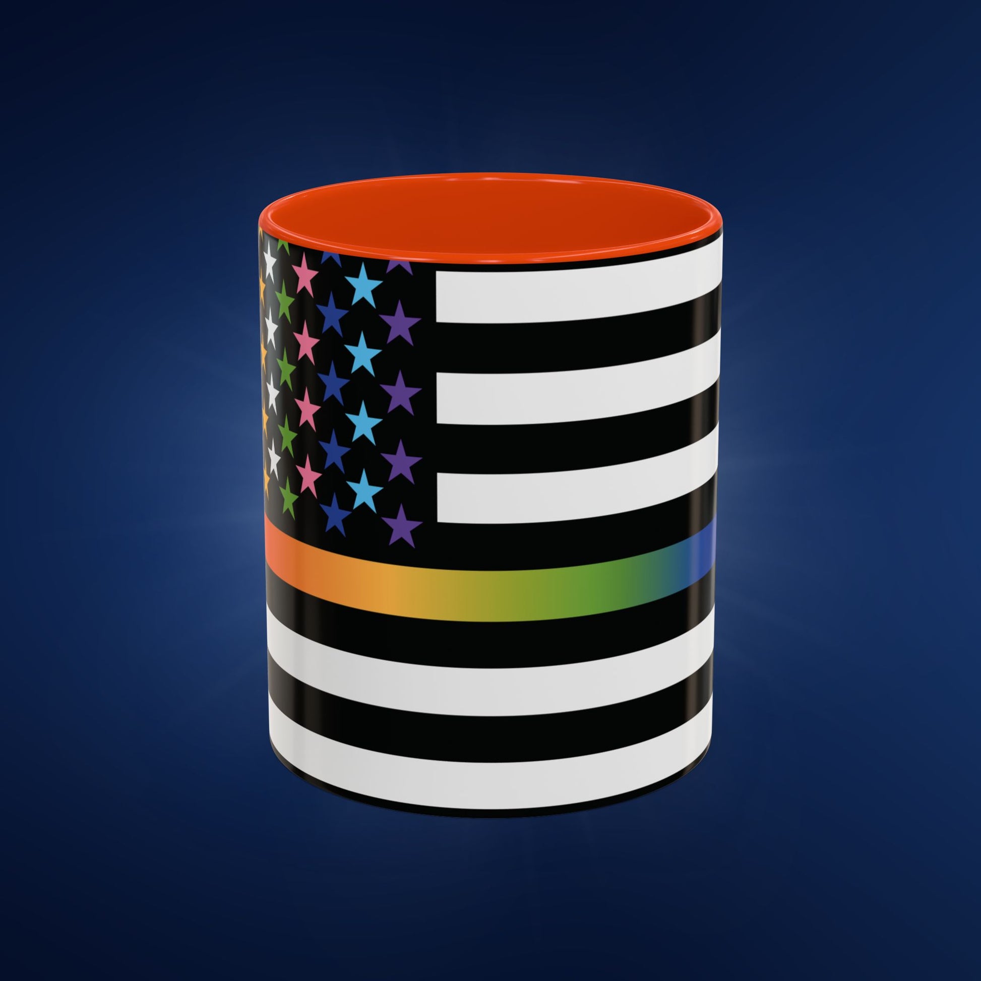 Thin Queer Line Colorful Mug, 11&15oz