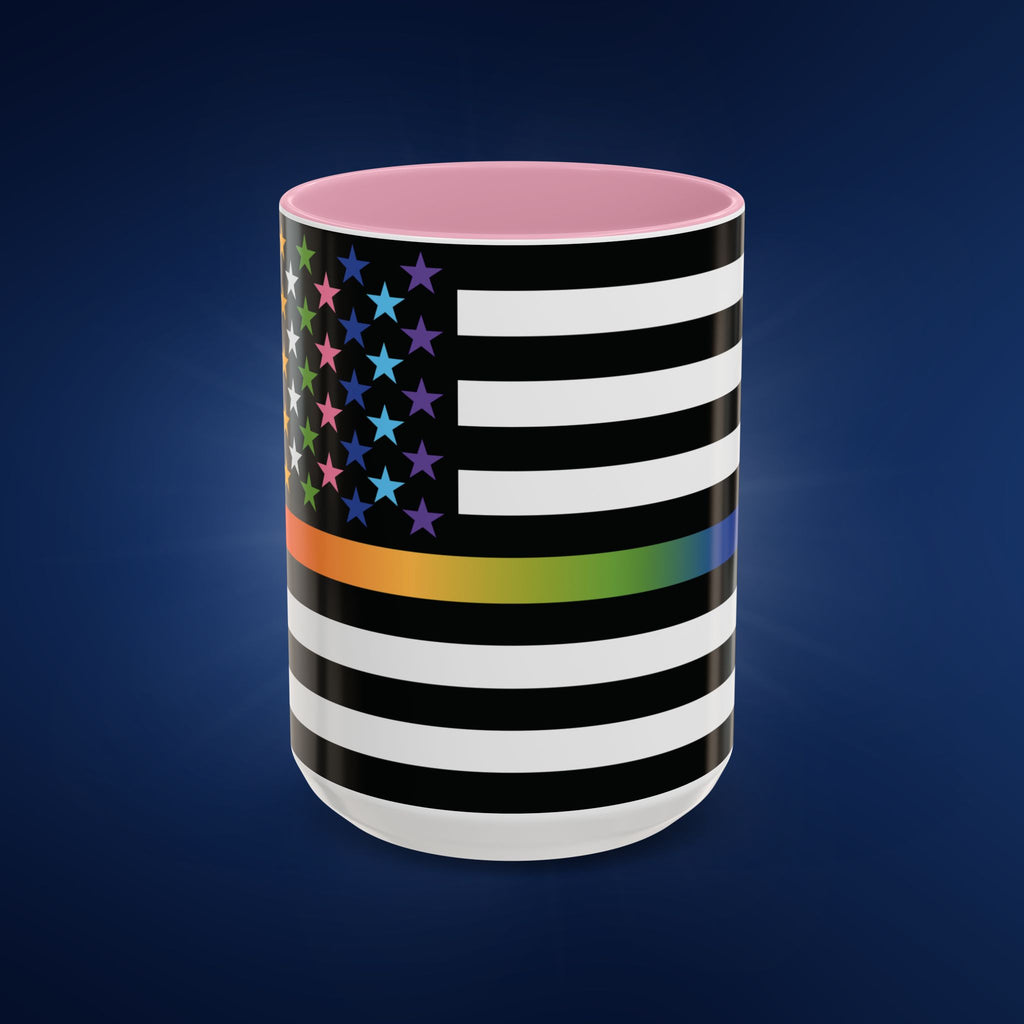 Thin Queer Line Colorful Mug, 11&15oz