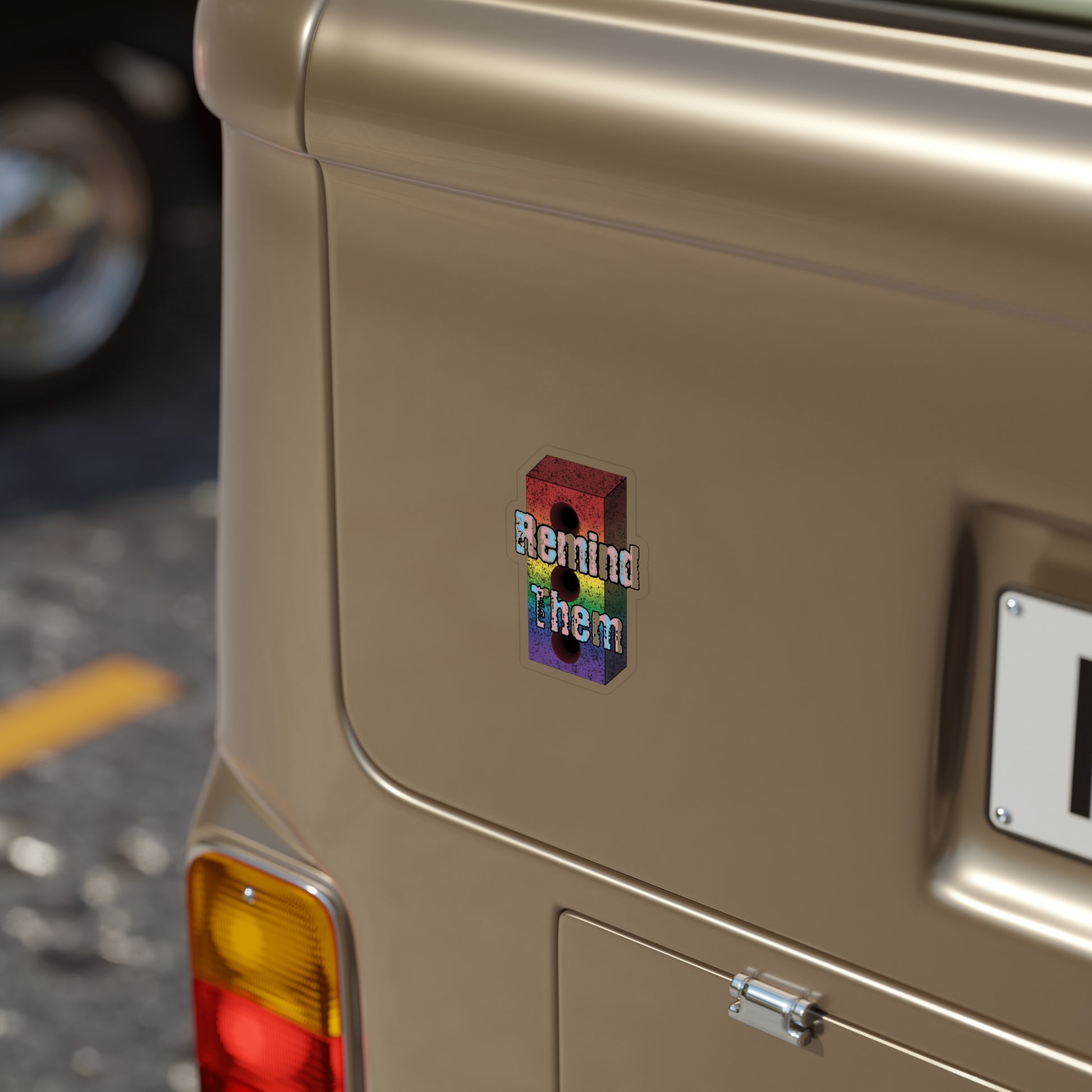 Remind Them Stonewall Brick Outdoor Stickers