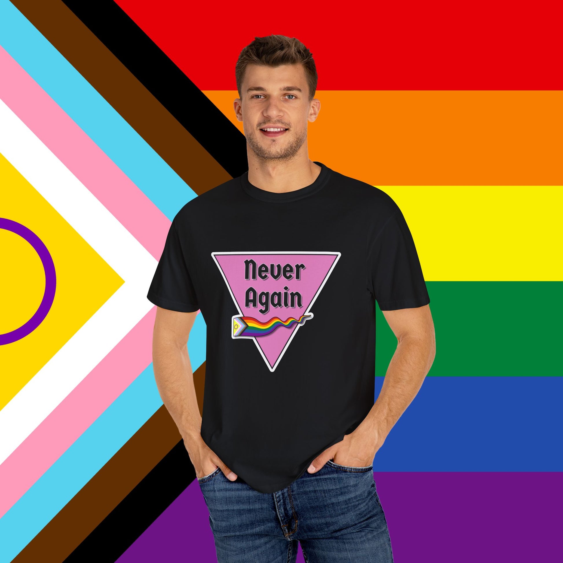 Never Again Garment-Dyed T-shirt