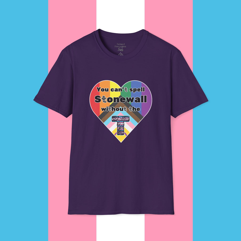 Can't Spell Stonewall Gender Neutral Softstyle T-shirt