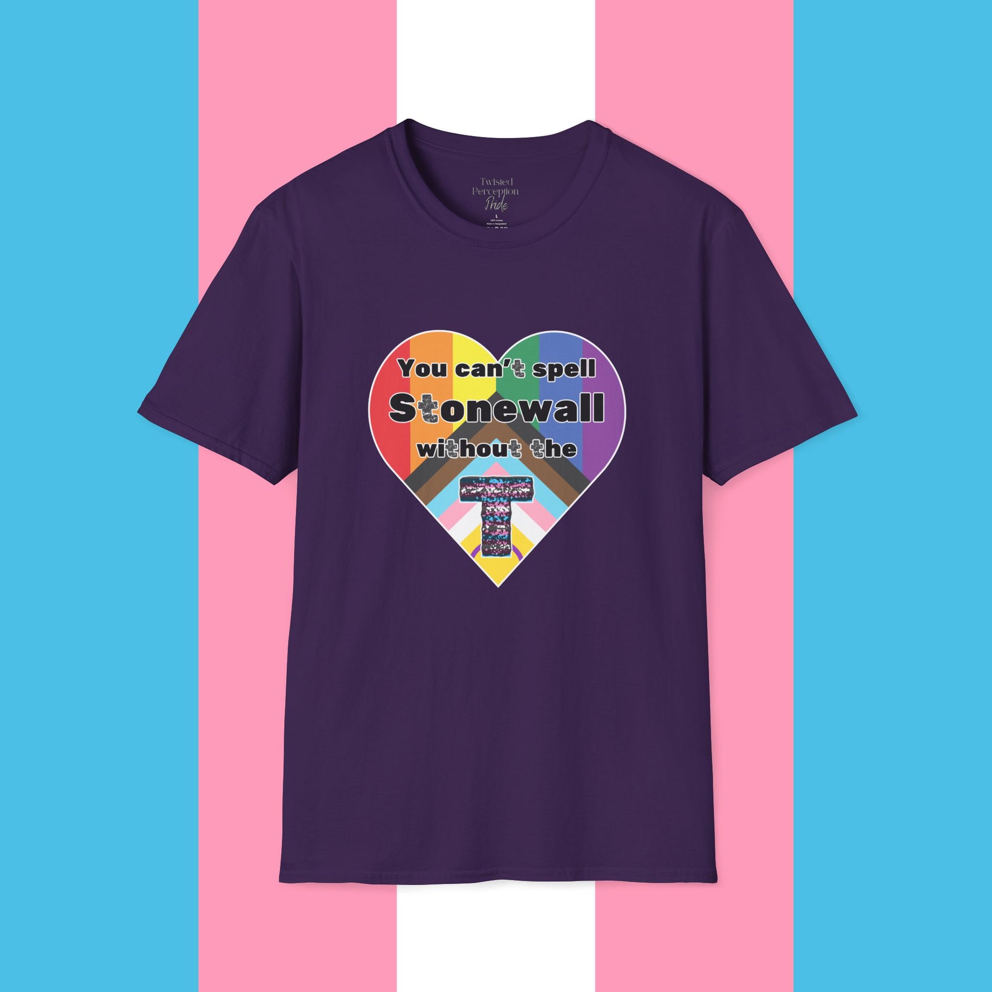 Can't Spell Stonewall Gender Neutral Softstyle T-shirt