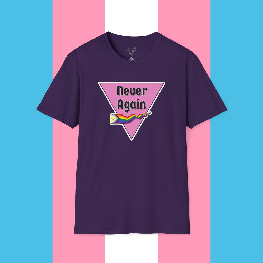 Never Again Gender Neutral Softstyle T-Shirt