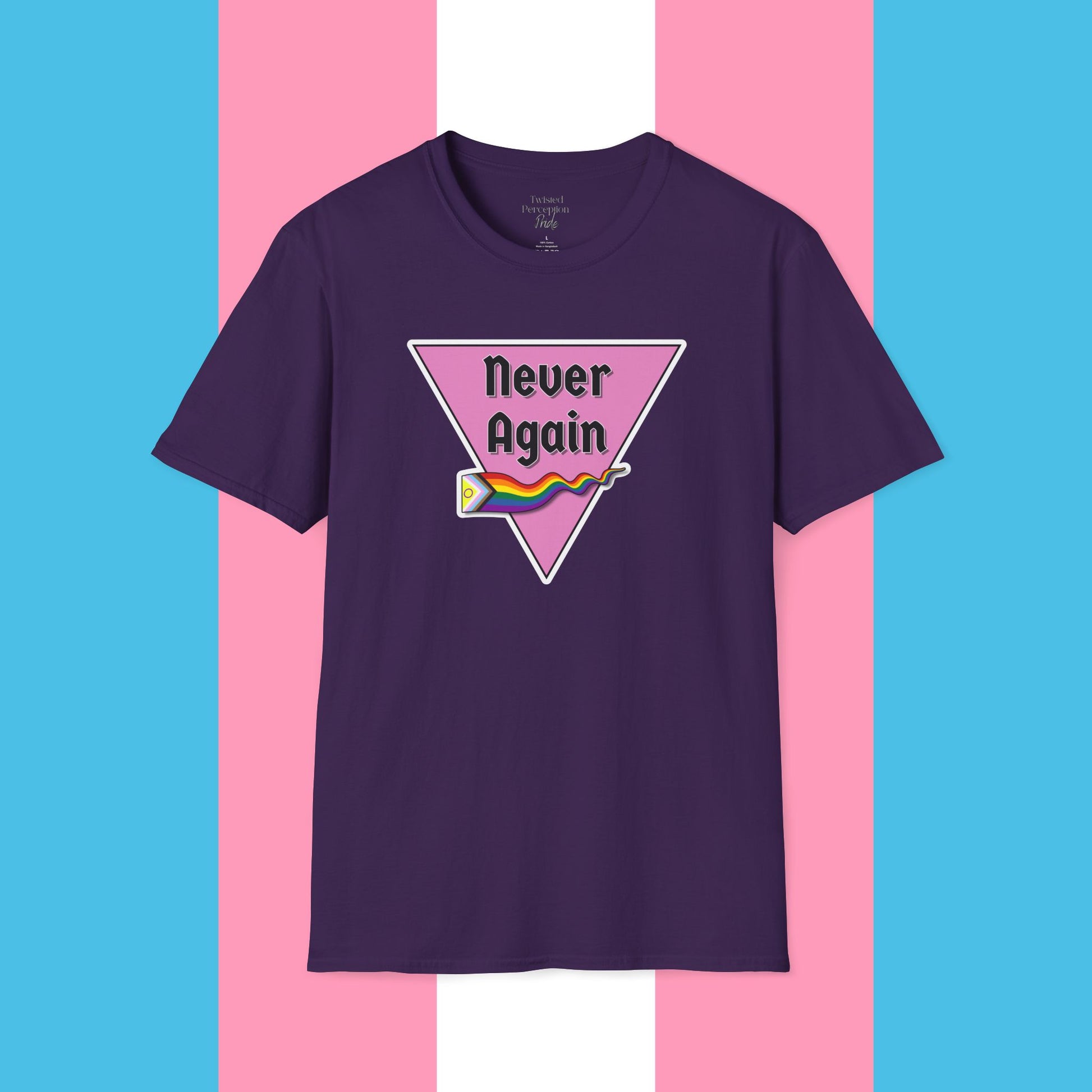 Never Again Gender Neutral Softstyle T-Shirt