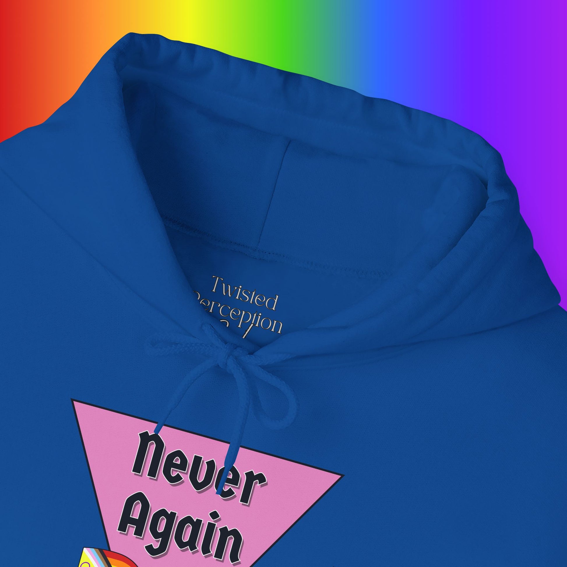 Never Again Heavy Blend Hoodie