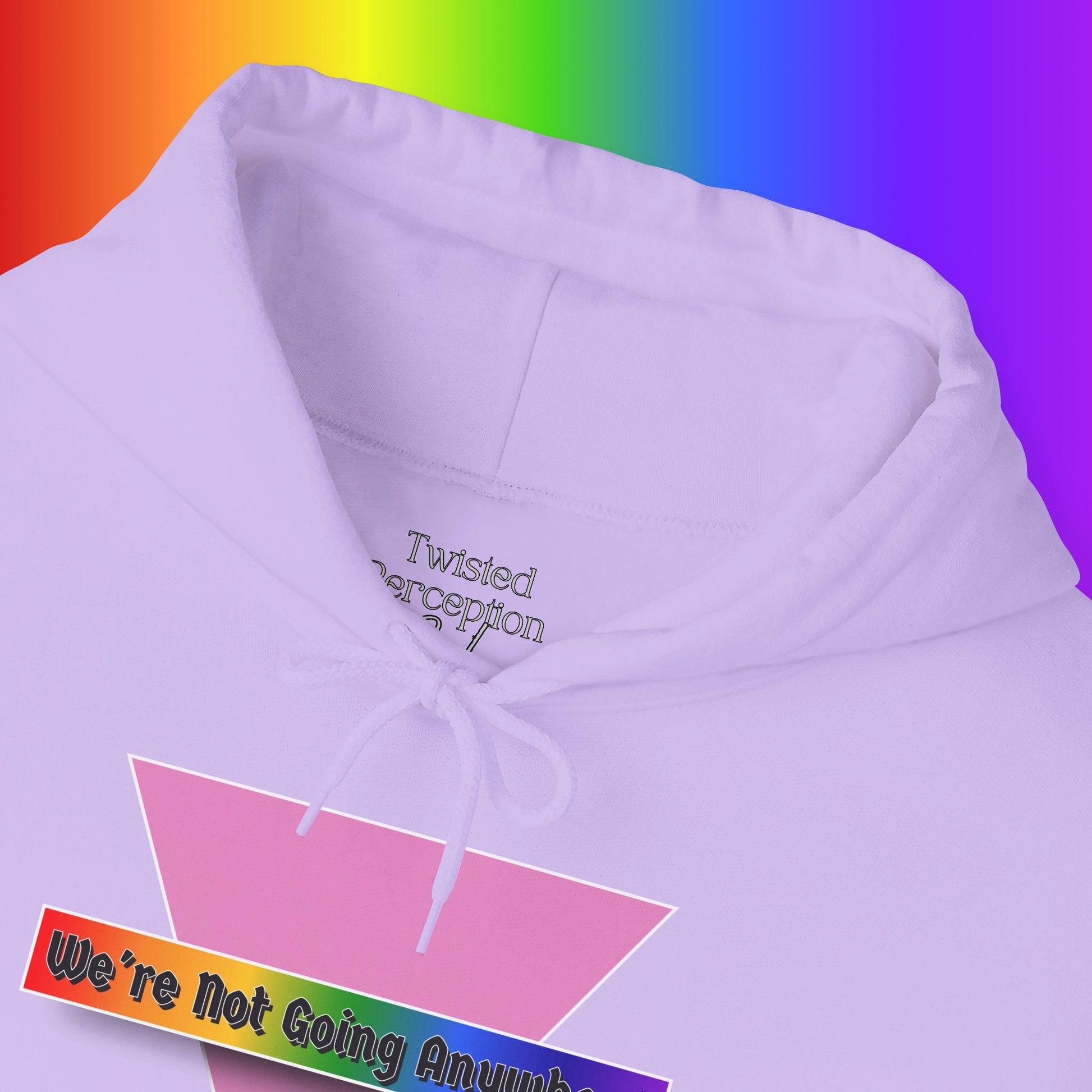 We're Not Going Anywhere Heavy Blend Hoodie