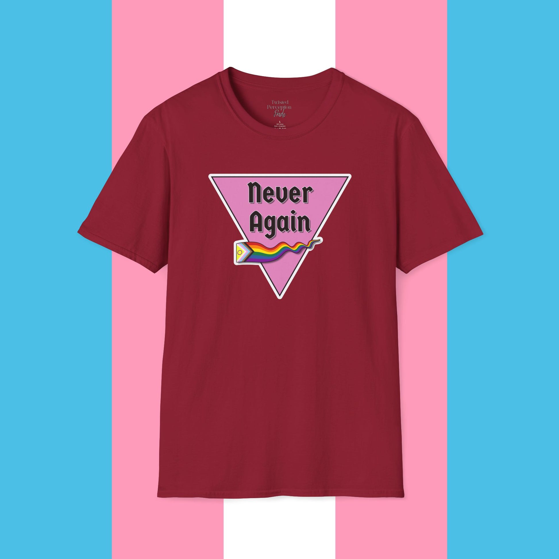 Never Again Gender Neutral Softstyle T-Shirt