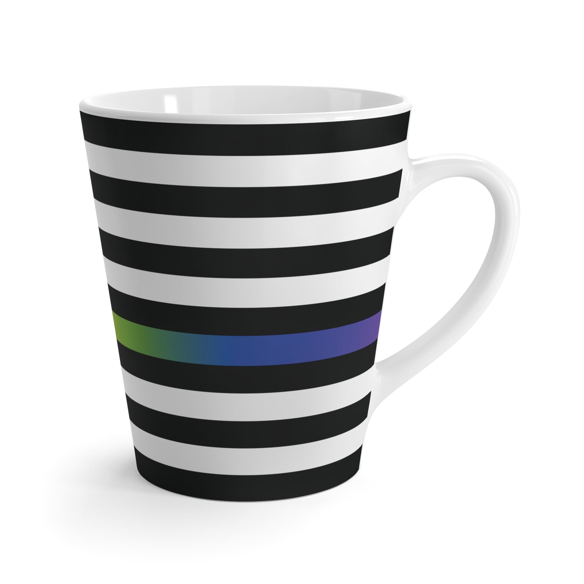 Thin Queer Line Flag Pride Latte Mug