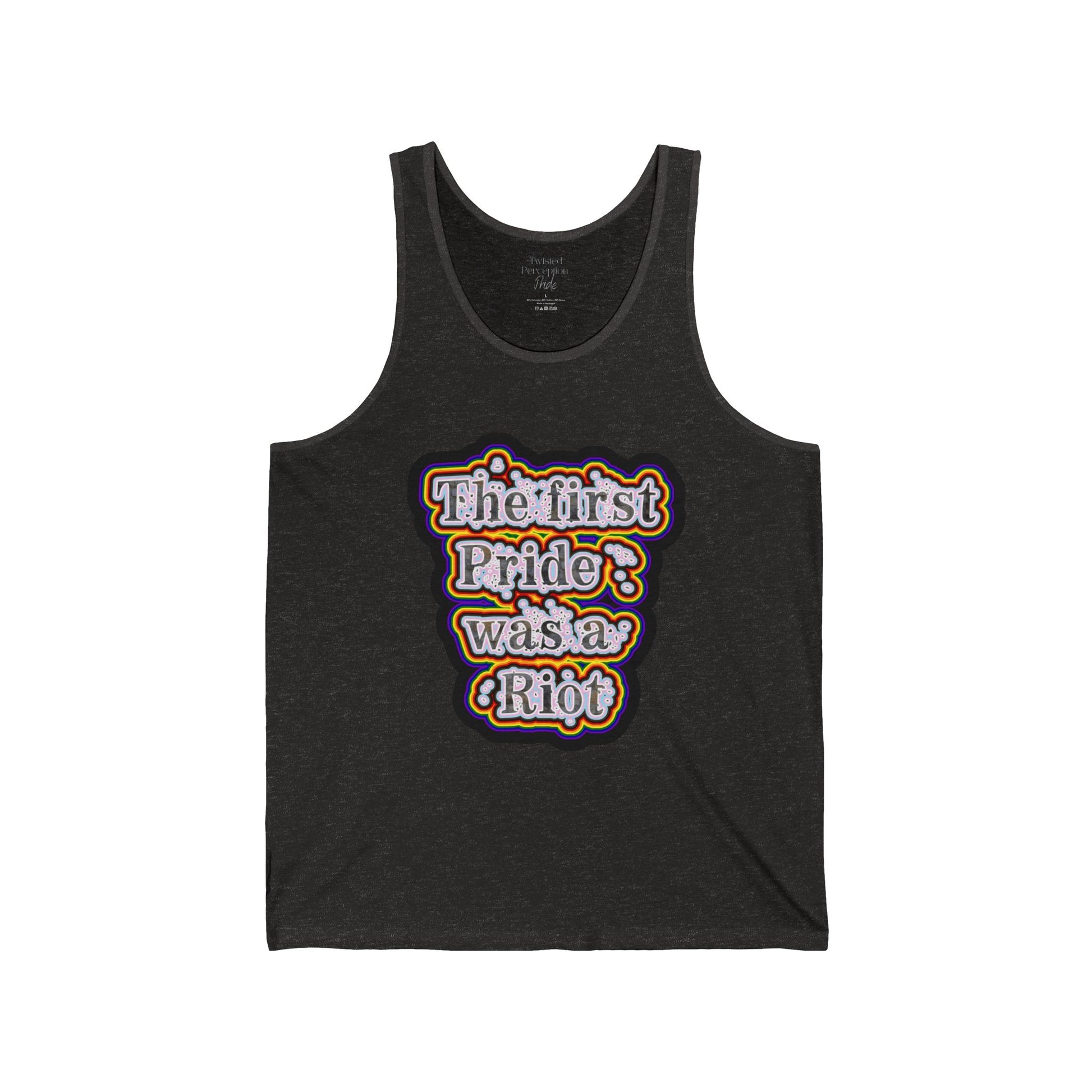 First Pride Riot Jersey Tank Top