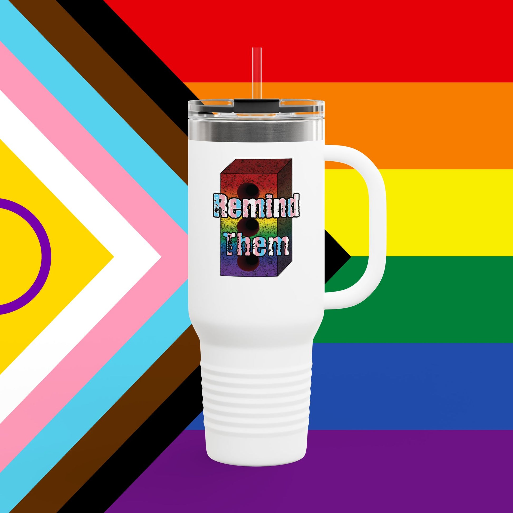 Remind Them Stonewall Inspired Mug, 40oz Insulated Tumbler