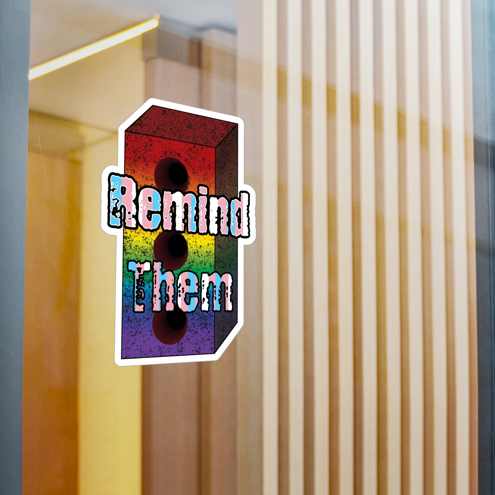 Remind Them Brick Kiss-Cut Vinyl Decals