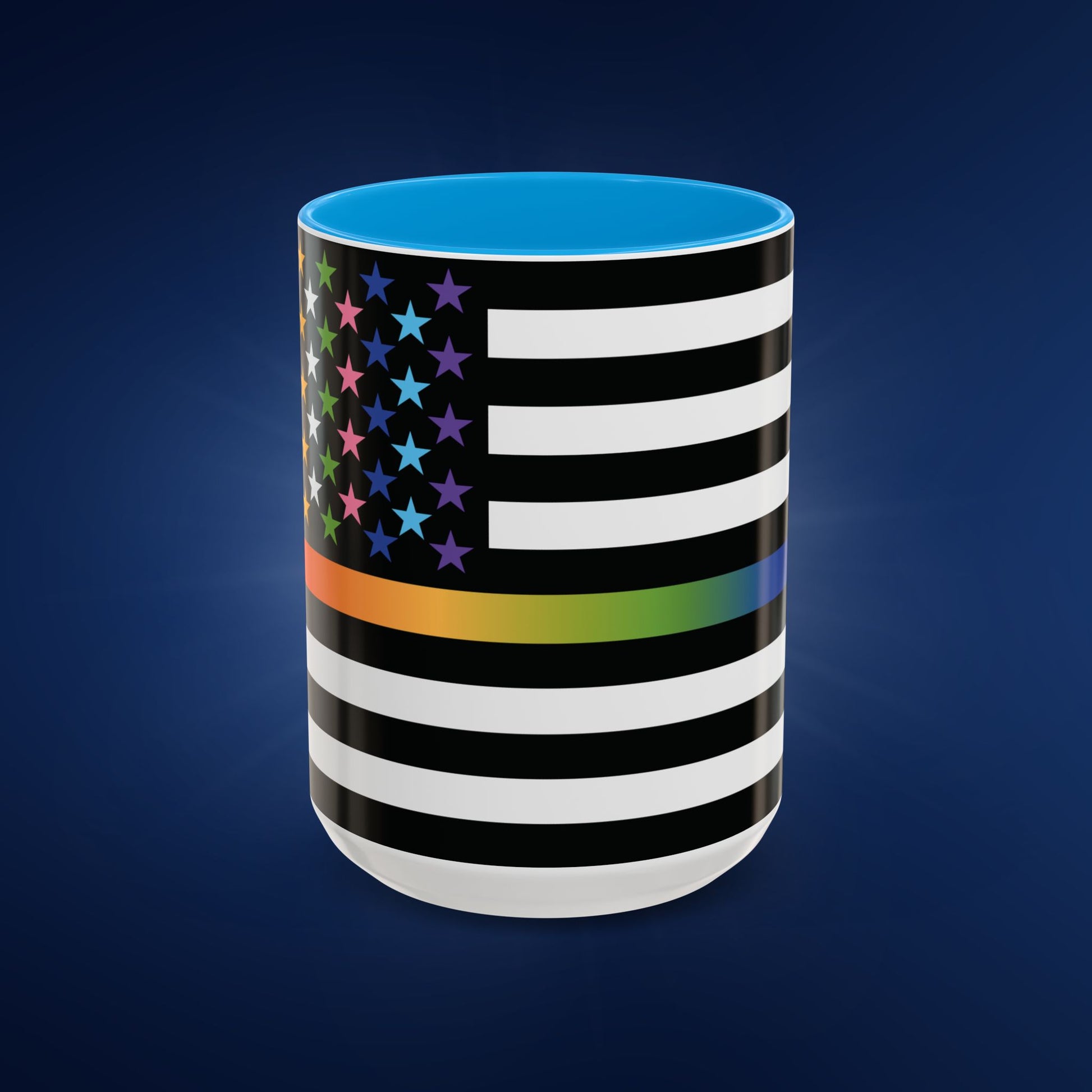 Thin Queer Line Colorful Mug, 11&15oz