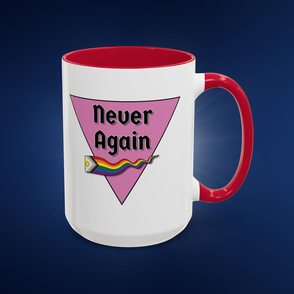 Colorful Pride Mug - "Never Again" - 11oz & 15oz Options