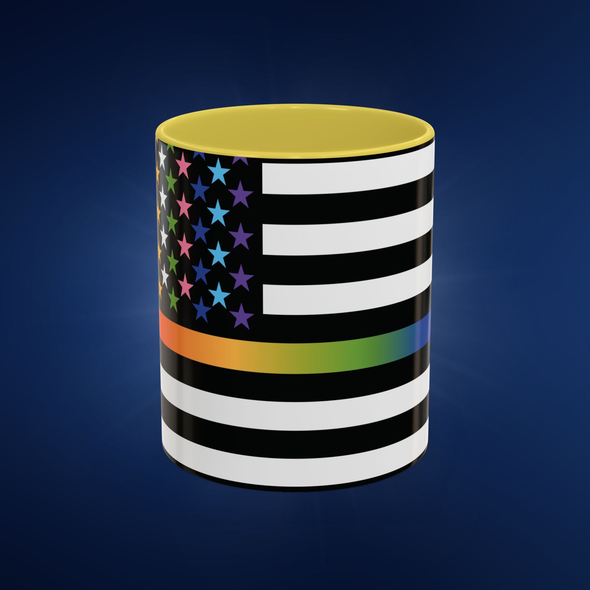 Thin Queer Line Colorful Mug, 11&15oz