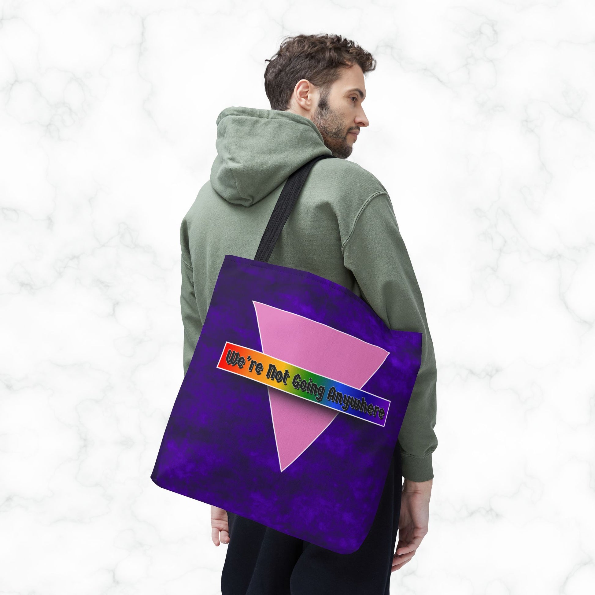 Not Going Anywhere Pride Tote Bag