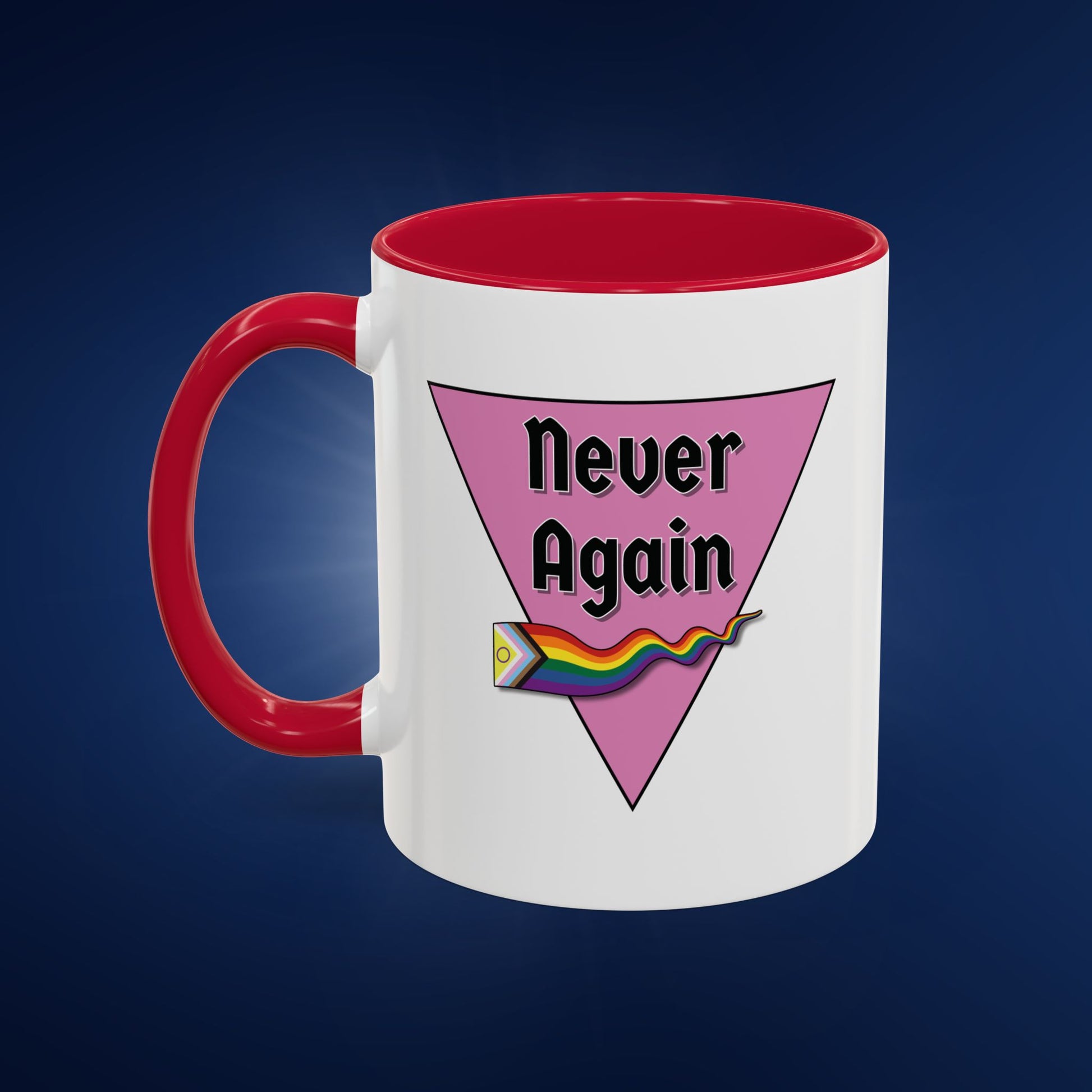Colorful Pride Mug - "Never Again" - 11oz & 15oz Options