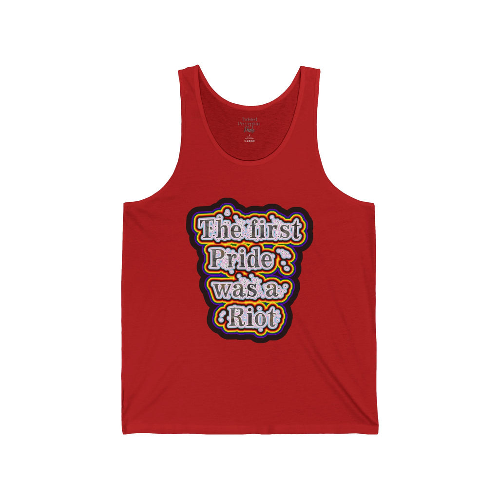 First Pride Riot Jersey Tank Top