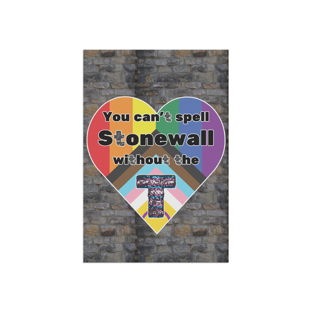 You Can't Spell Stonewall Trans Inclusion Banner