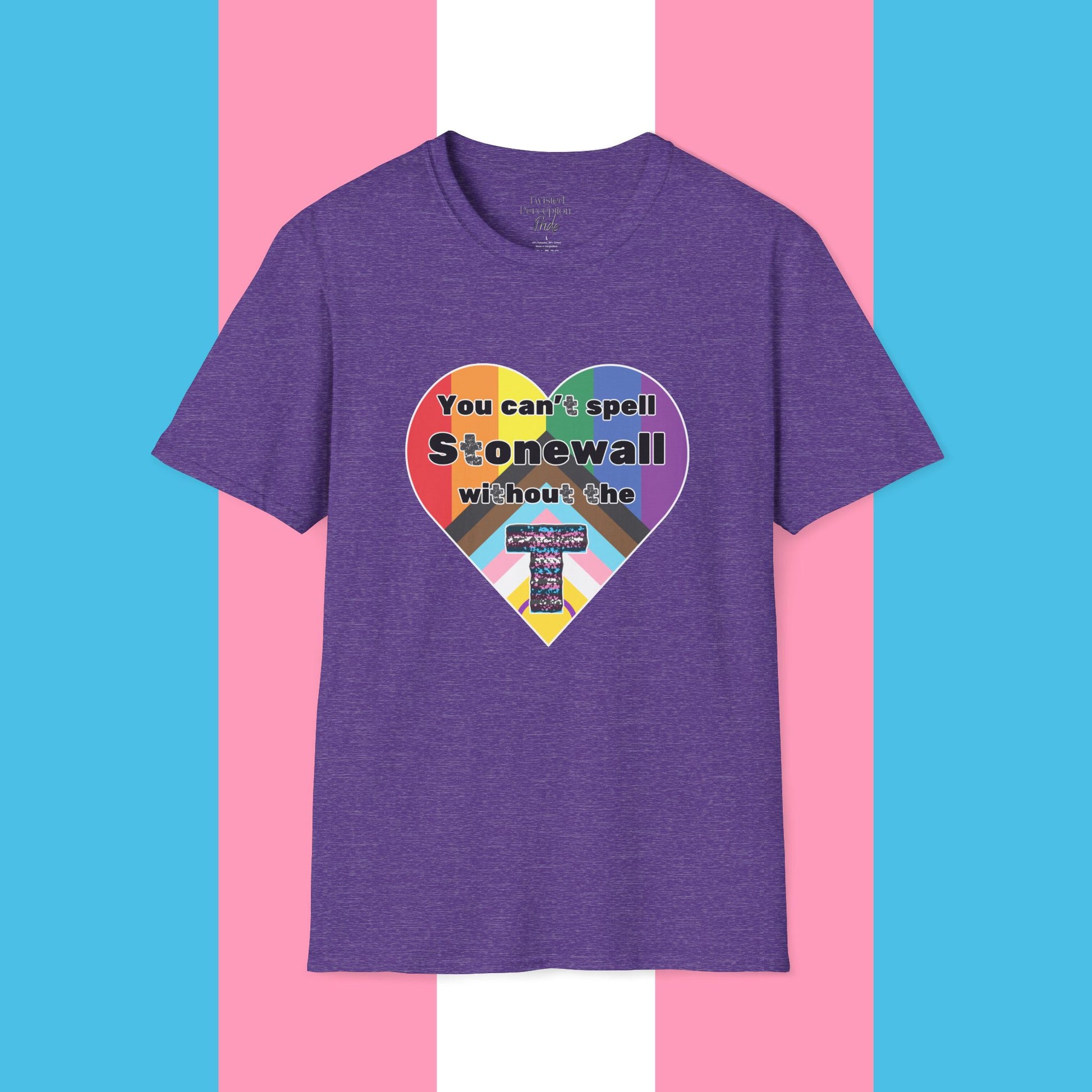 Can't Spell Stonewall Gender Neutral Softstyle T-shirt