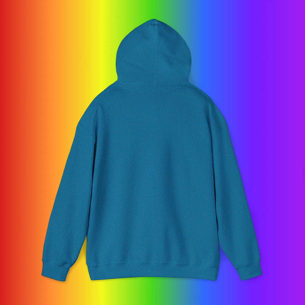 Thin Queer Line American Flag Heavy Blend Hoodie