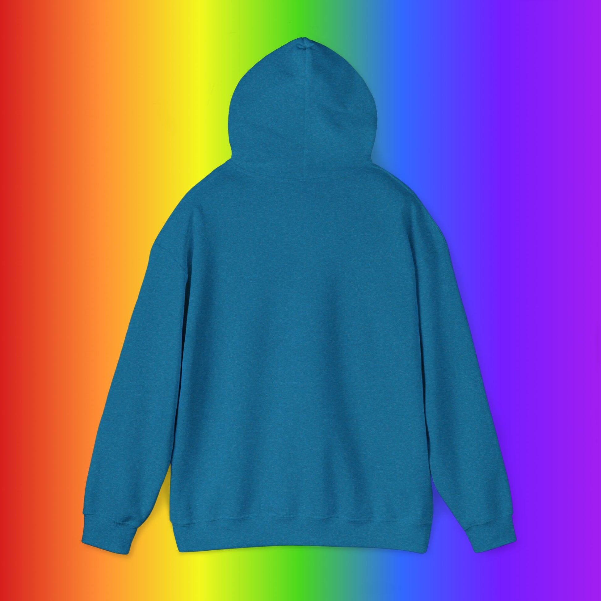 Thin Queer Line American Flag Heavy Blend Hoodie