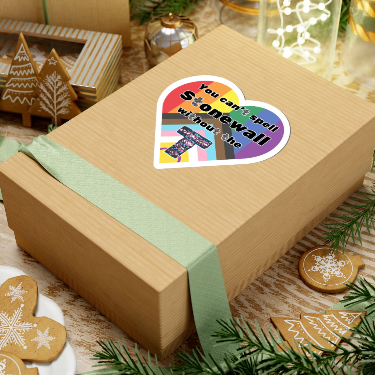 Can't Spell Stonewall Kiss-Cut Stickers
