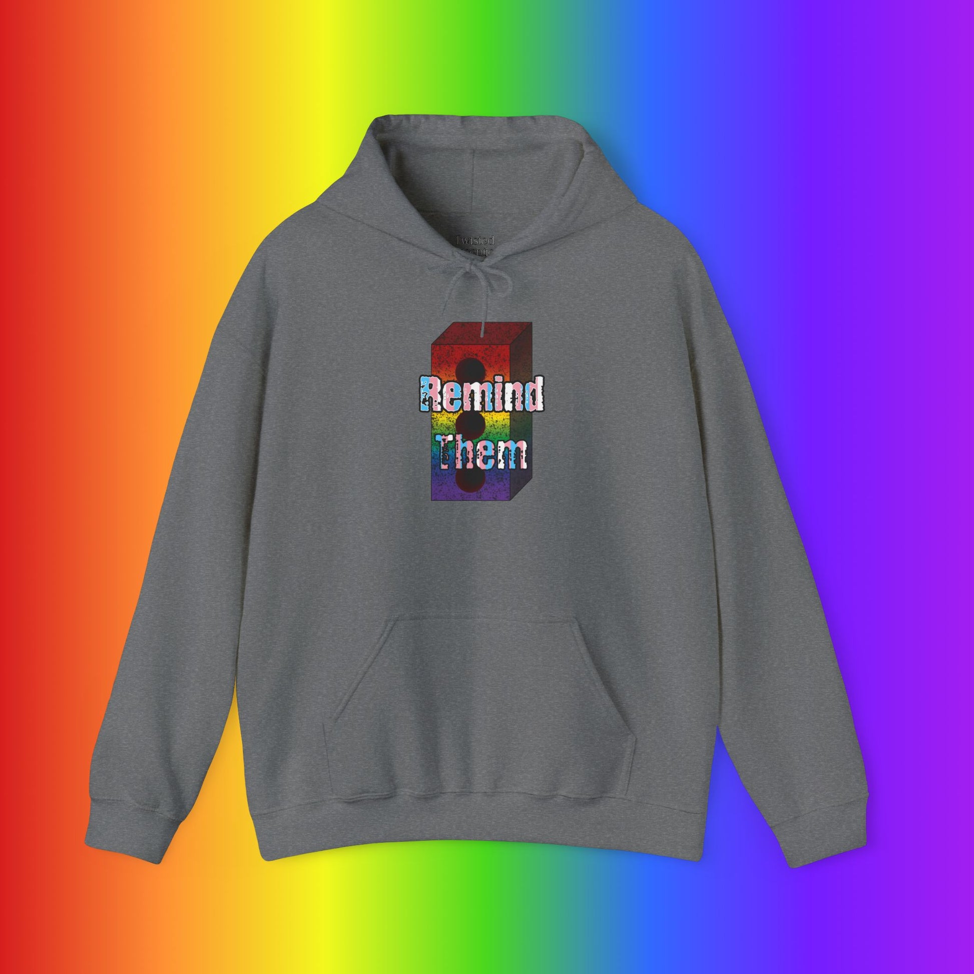 Remind Them Stonewall Brick Heavy Blend Hoodie