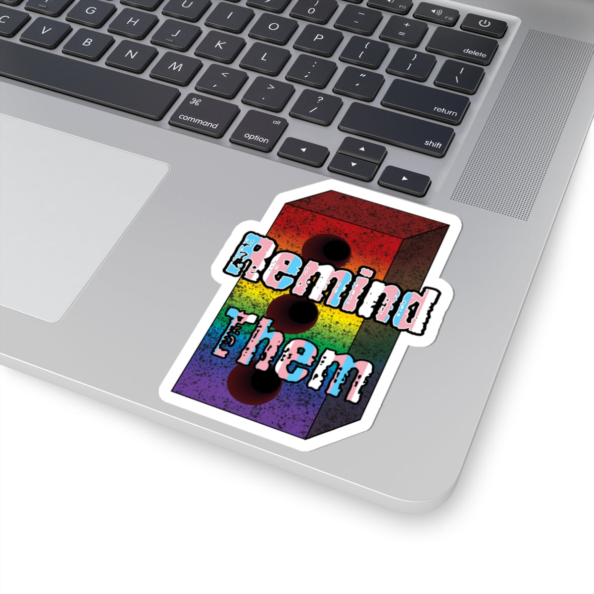 Remind Them Brick Kiss-Cut Stickers