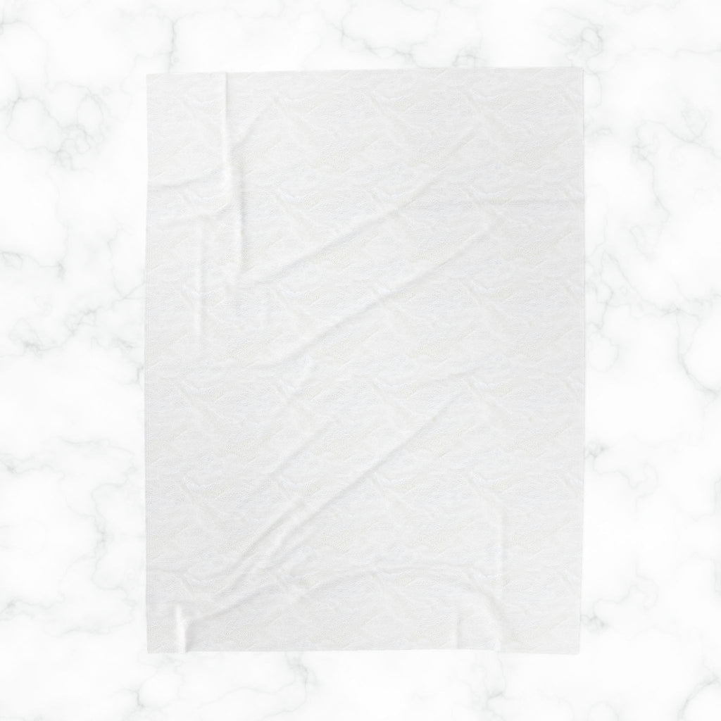 Never Again Rainbow Gradient Velveteen Plush Blanket