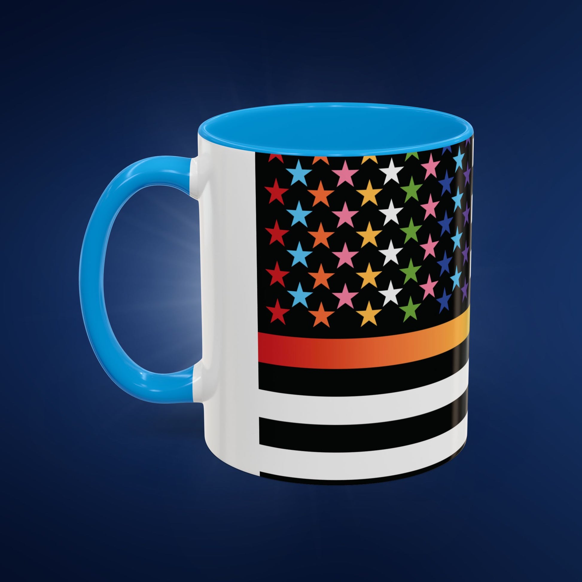 Thin Queer Line Colorful Mug, 11&15oz