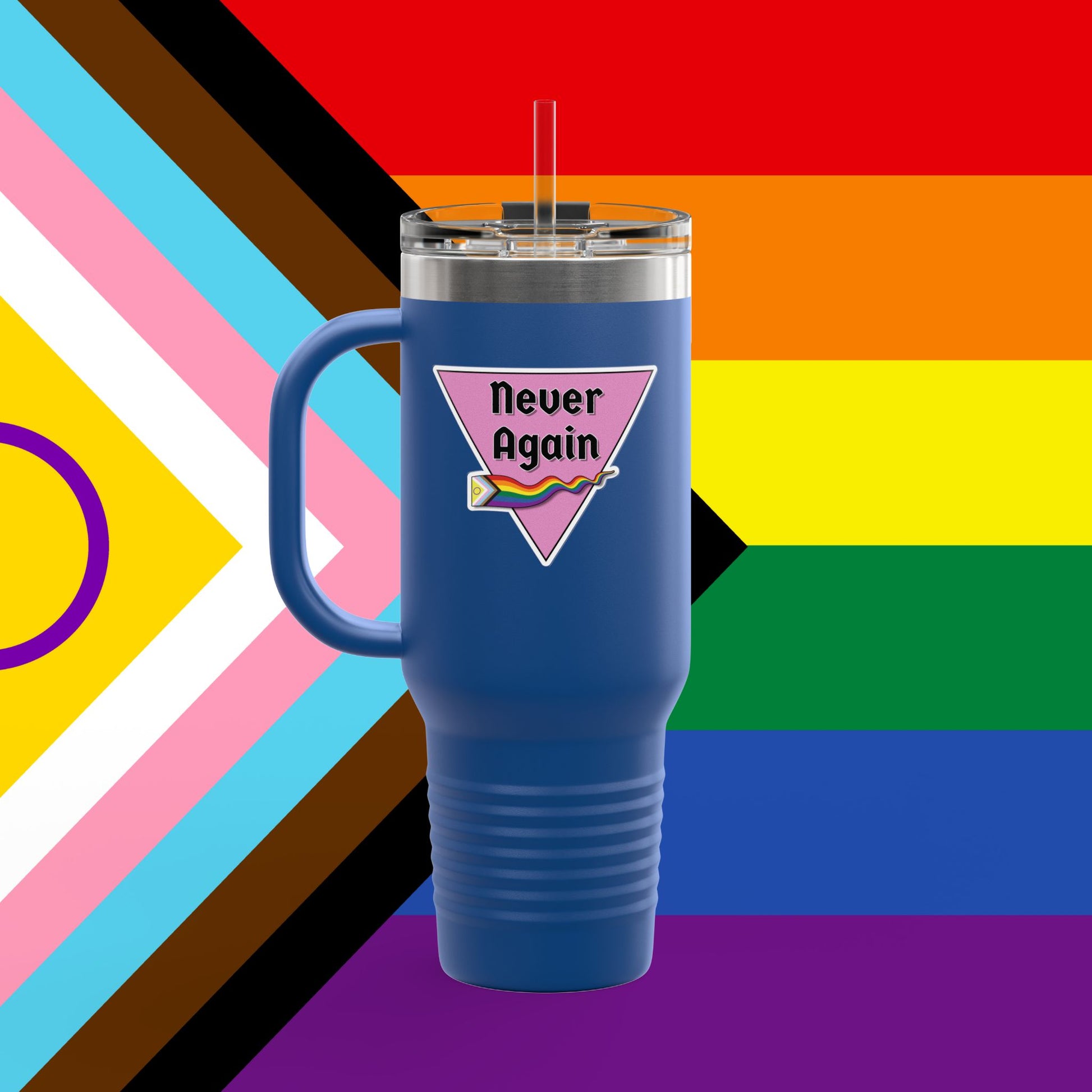 Never Again Insulated Travel Mug, 40oz