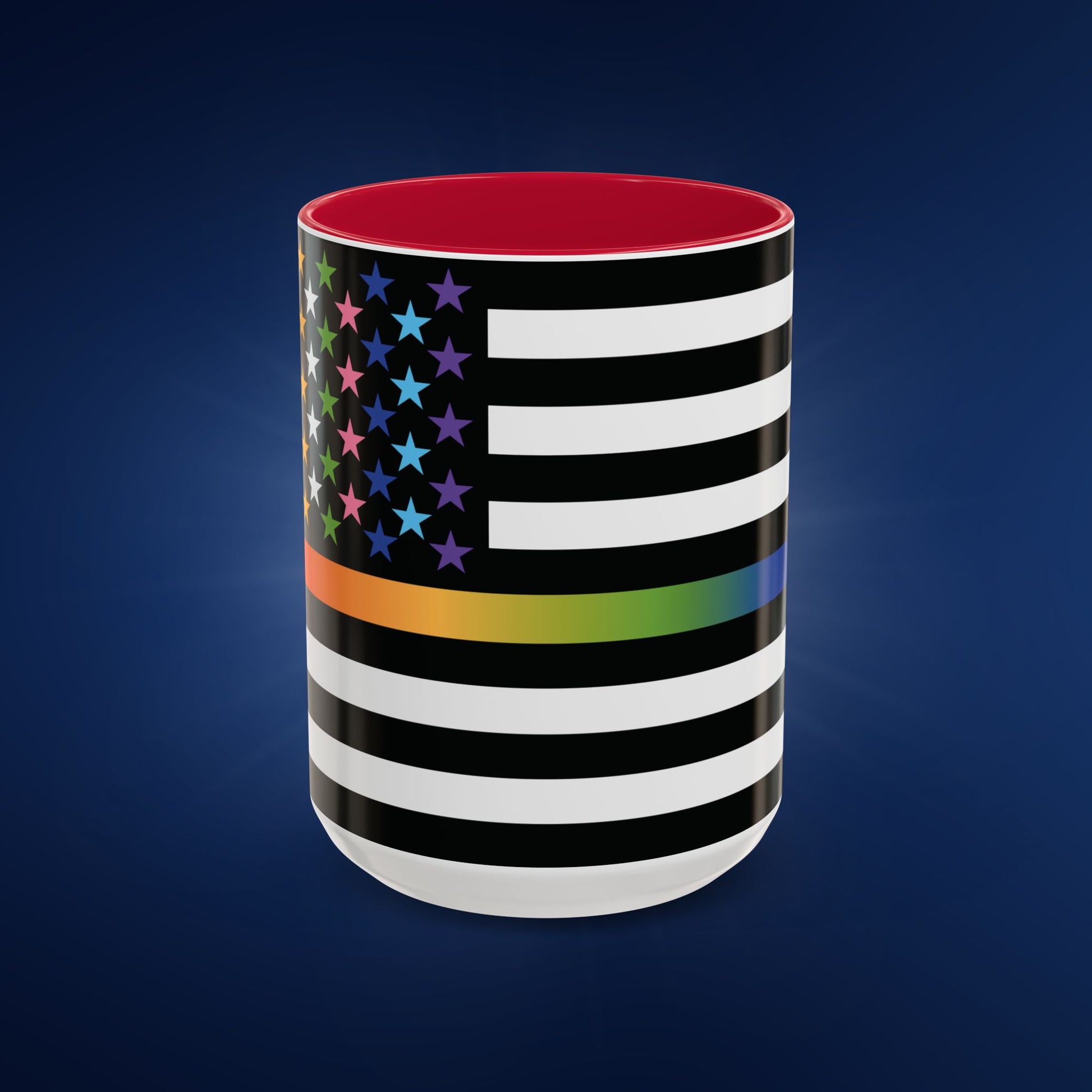 Thin Queer Line Colorful Mug, 11&15oz