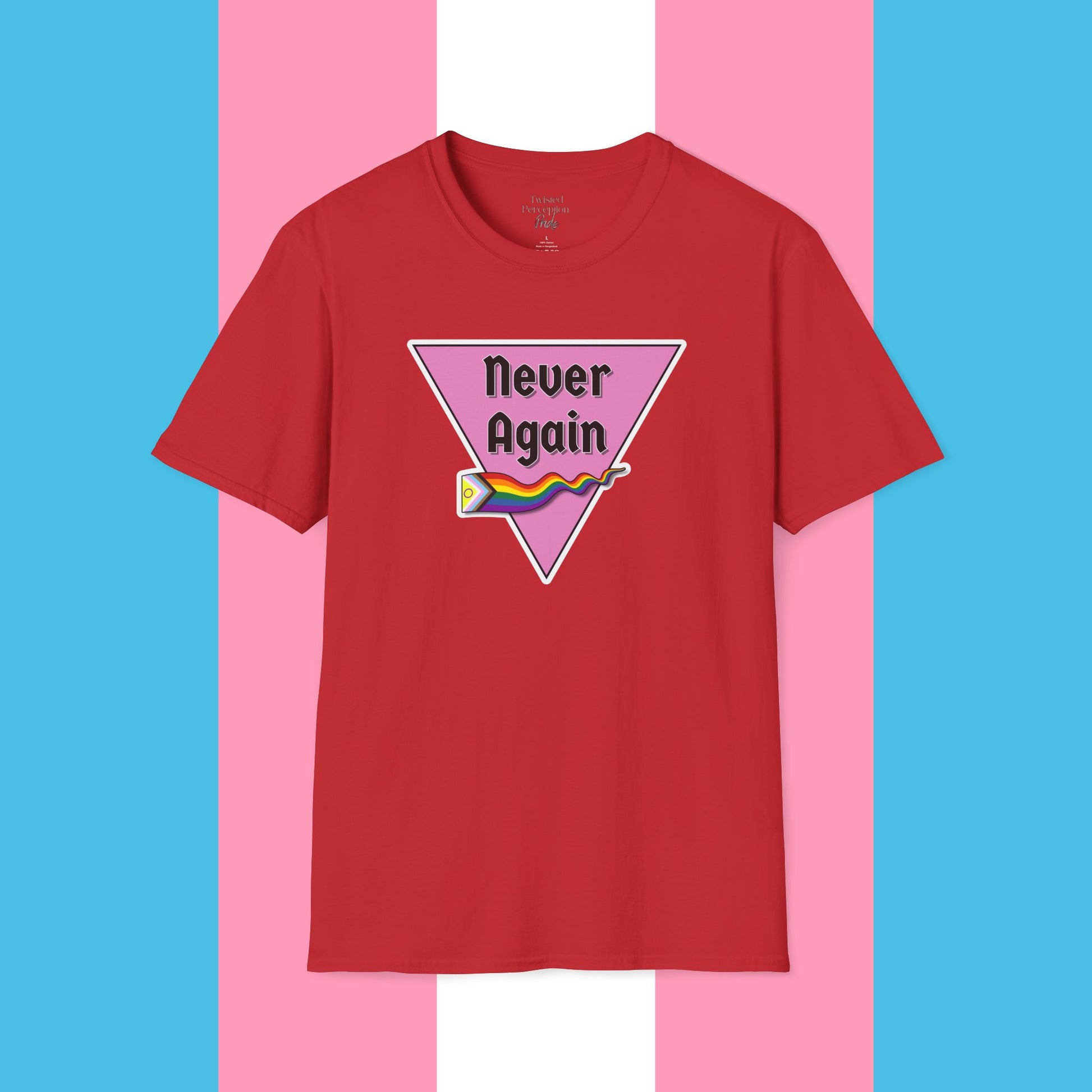Never Again Gender Neutral Softstyle T-Shirt