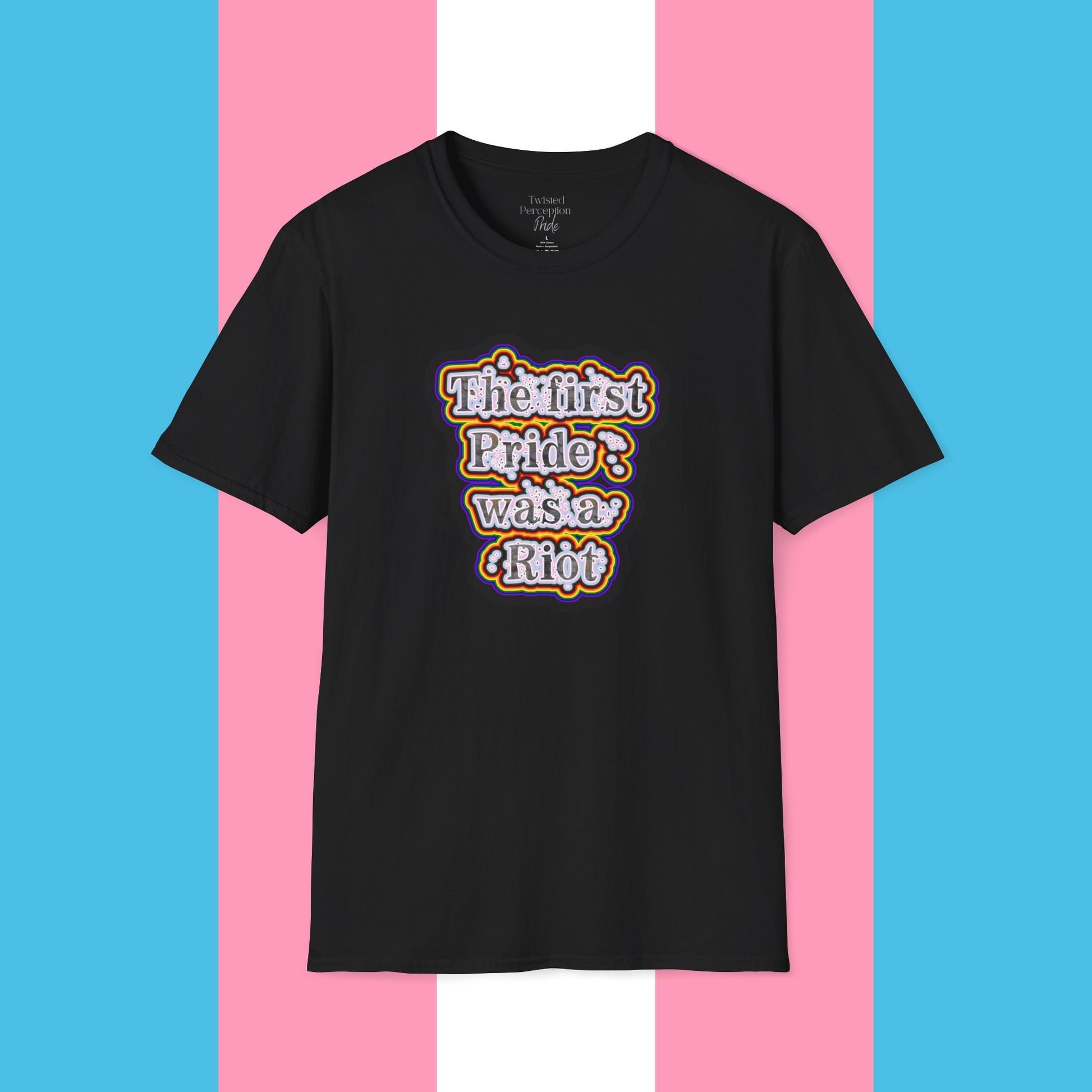 First Pride Riot Unisex Softstyle T-shirt
