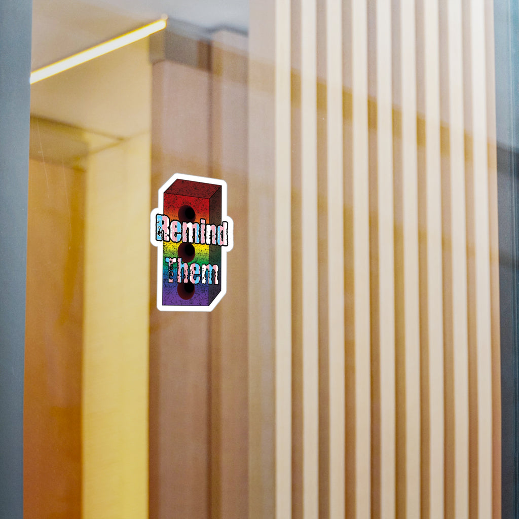 Remind Them Brick Kiss-Cut Vinyl Decals