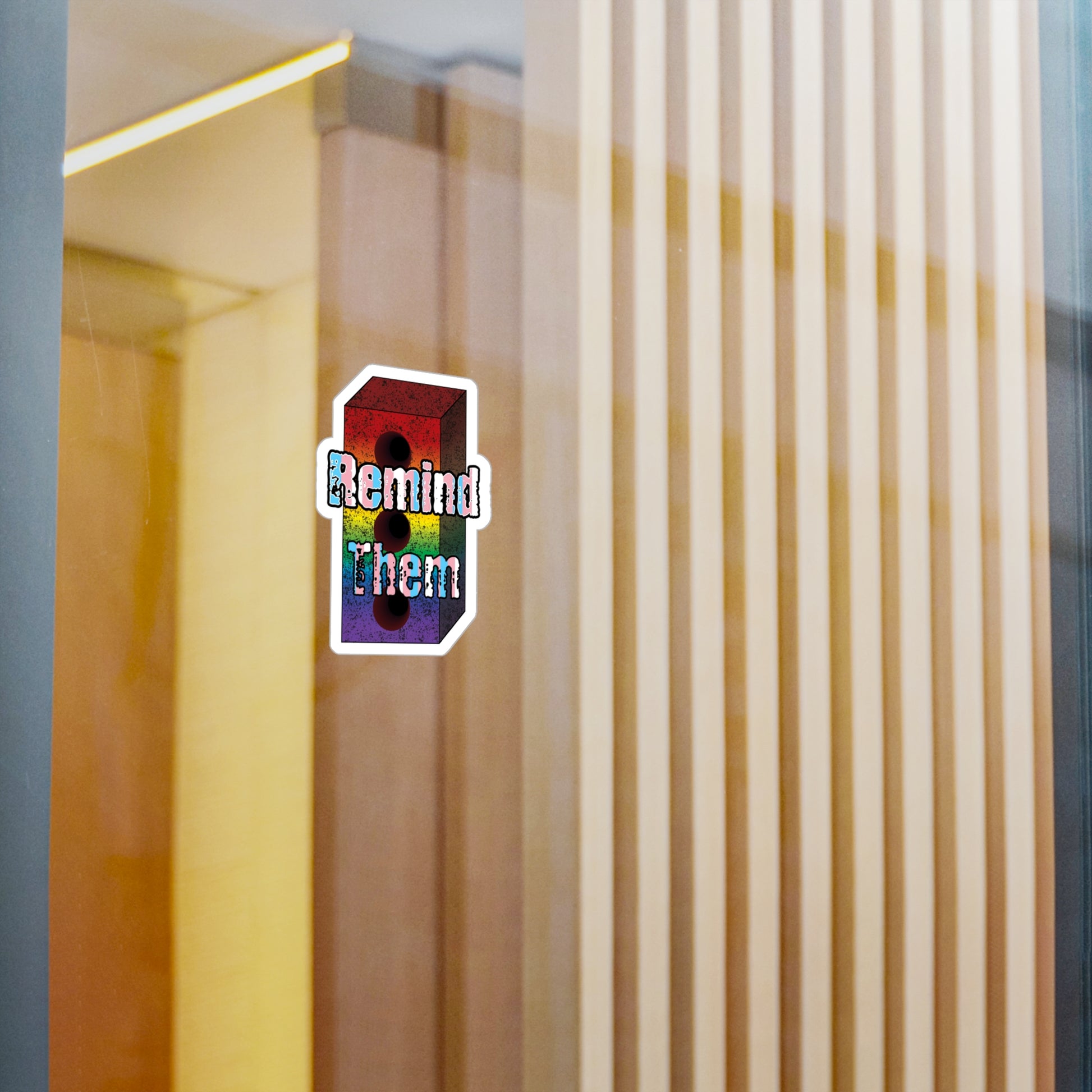 Remind Them Brick Kiss-Cut Vinyl Decals