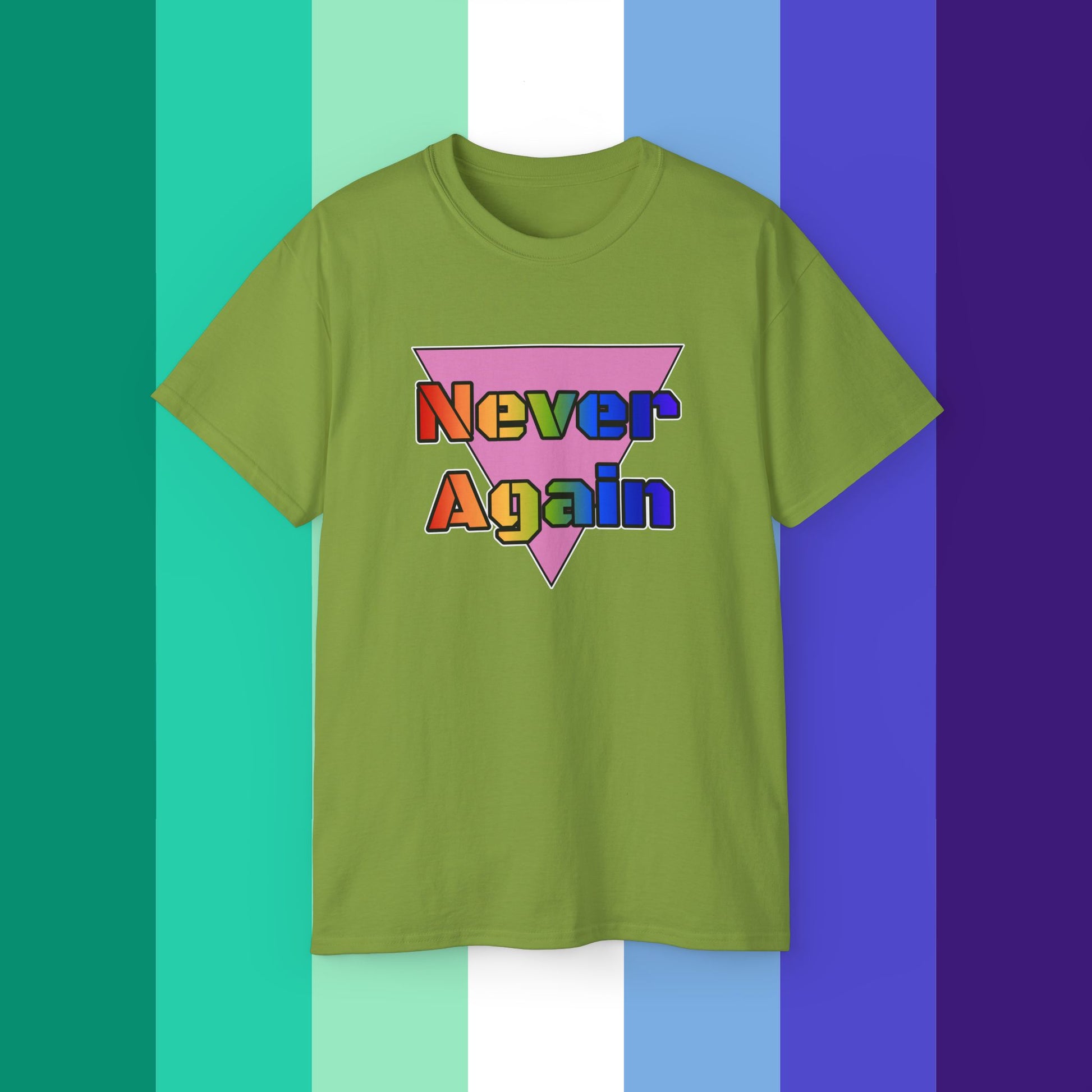 Never Again Bold Letters Ultra Cotton T-Shirt