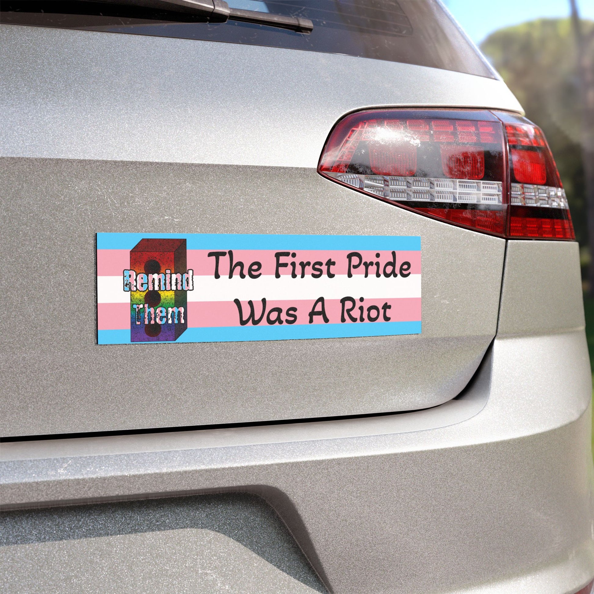 Remind Them Stonewall Brick Car Magnet
