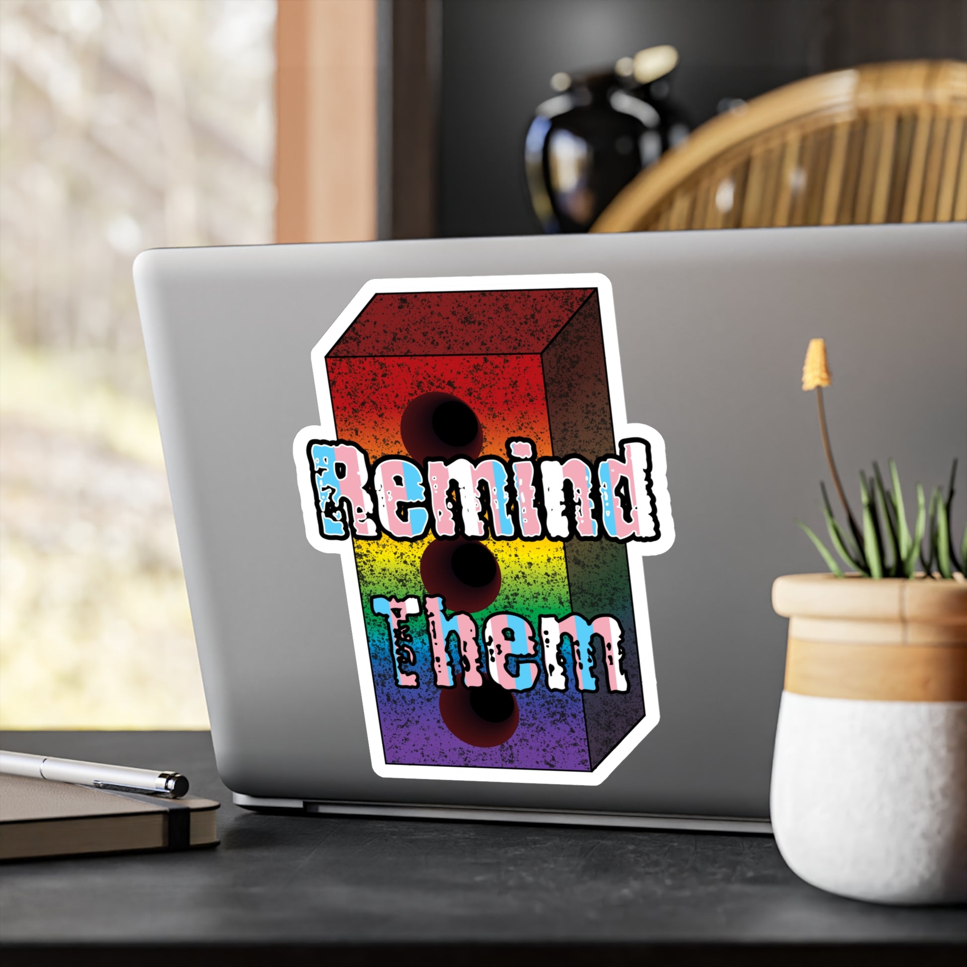 Remind Them Brick Kiss-Cut Vinyl Decals