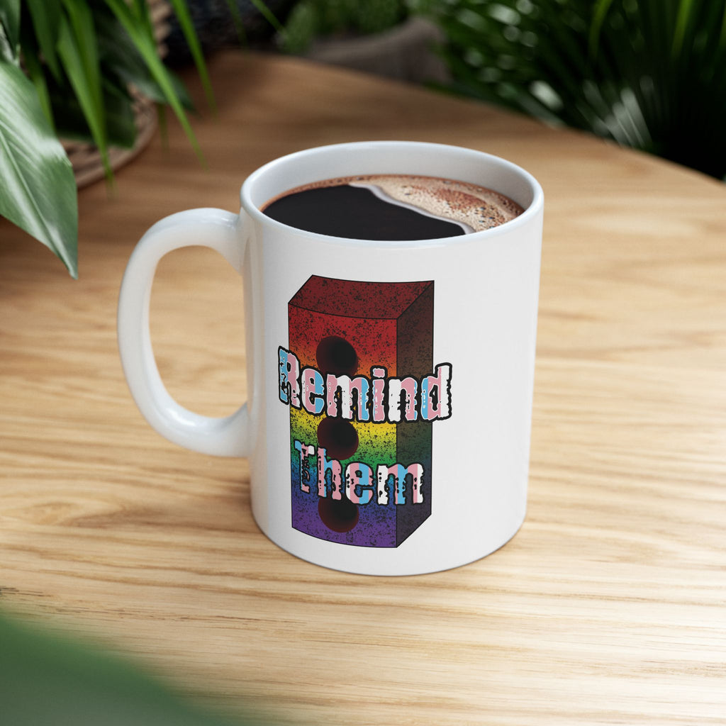 Remind Them Stonewall Tribute Pride Mug, 11oz