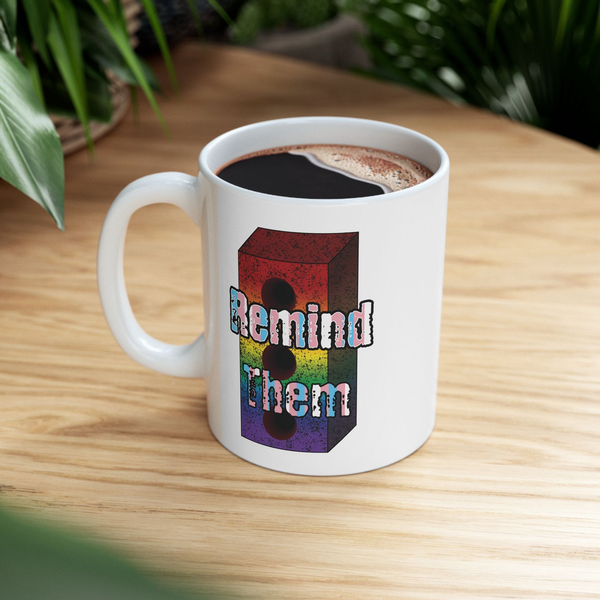 Remind Them Stonewall Tribute Pride Mug, 11oz