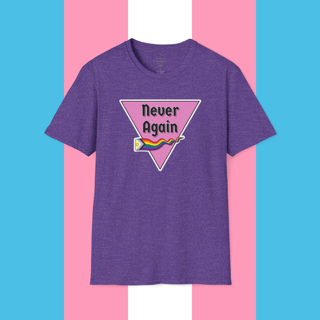 Never Again Gender Neutral Softstyle T-Shirt
