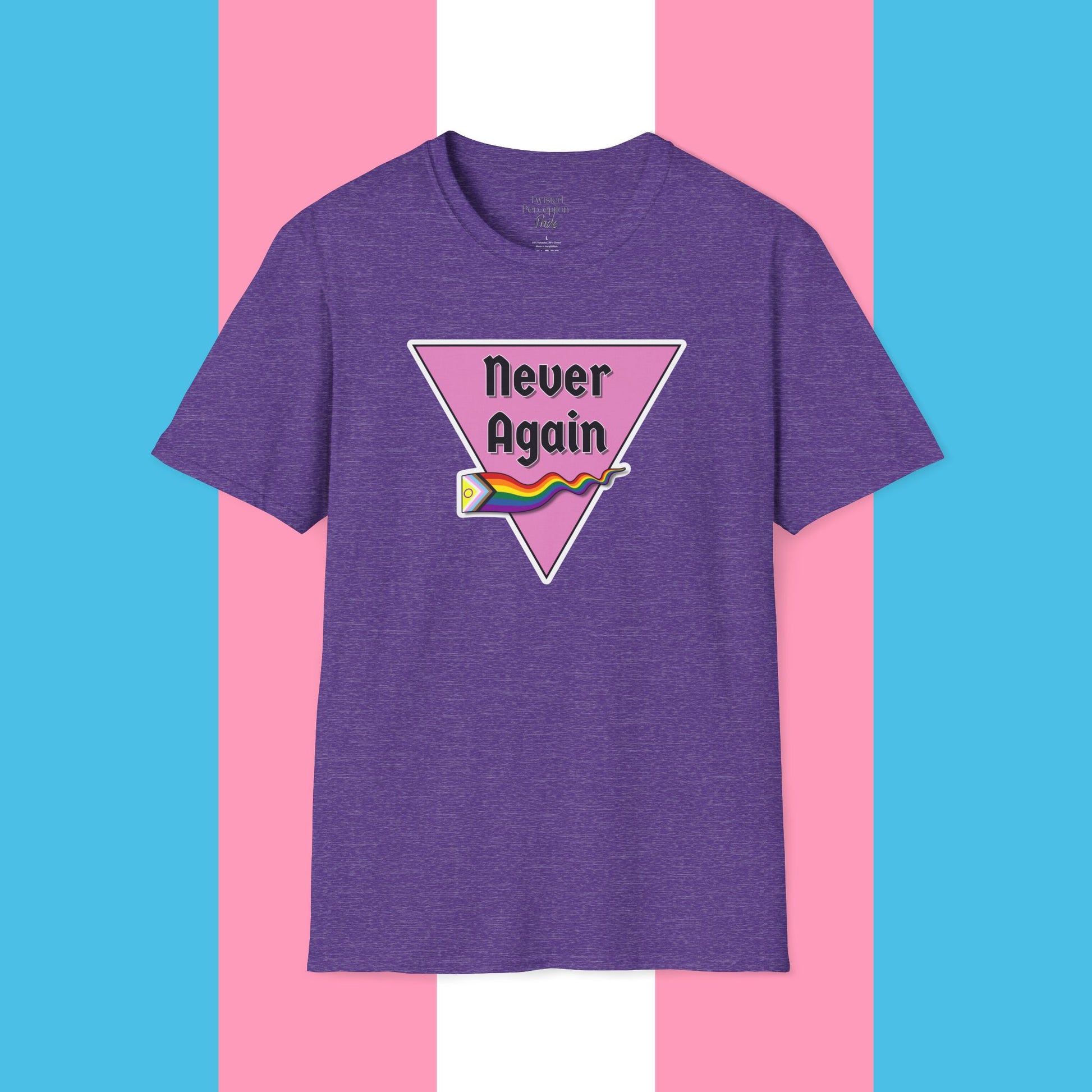 Never Again Gender Neutral Softstyle T-Shirt