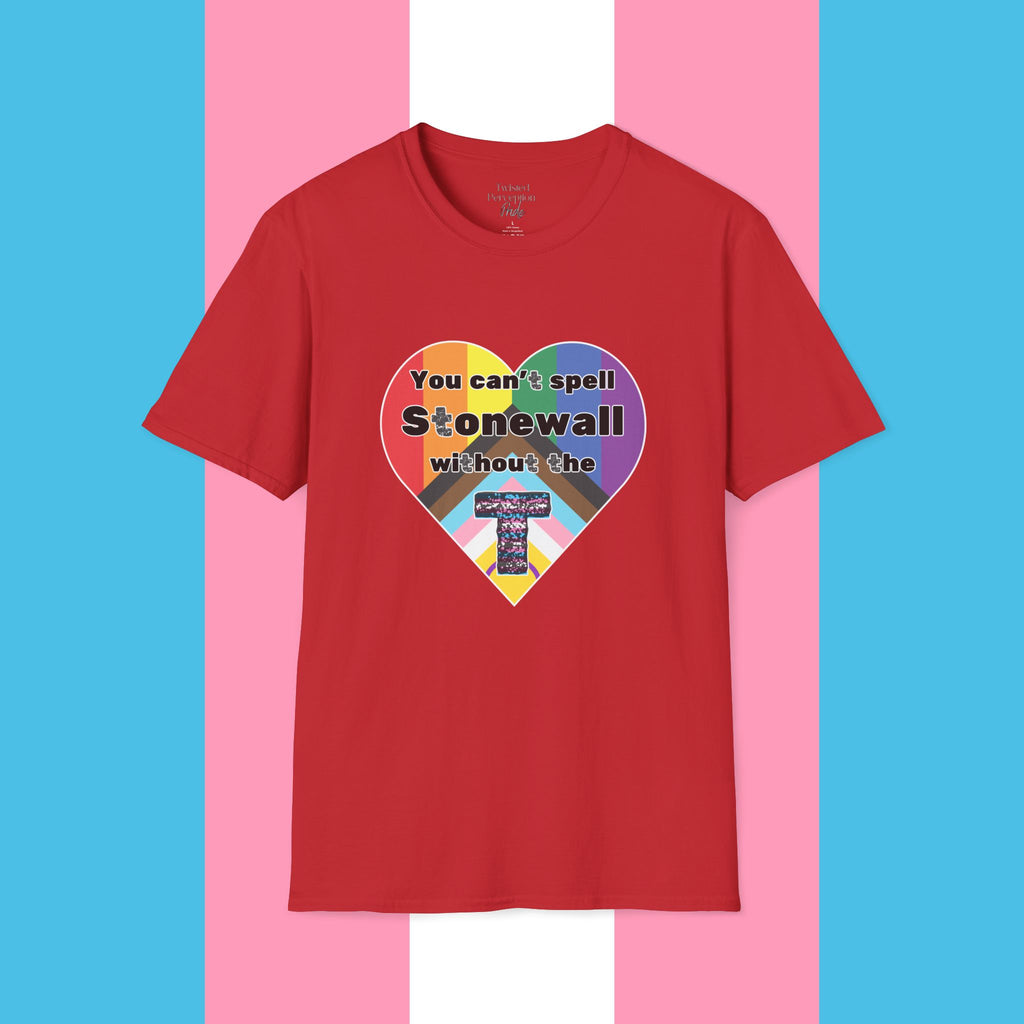 Can't Spell Stonewall Gender Neutral Softstyle T-shirt