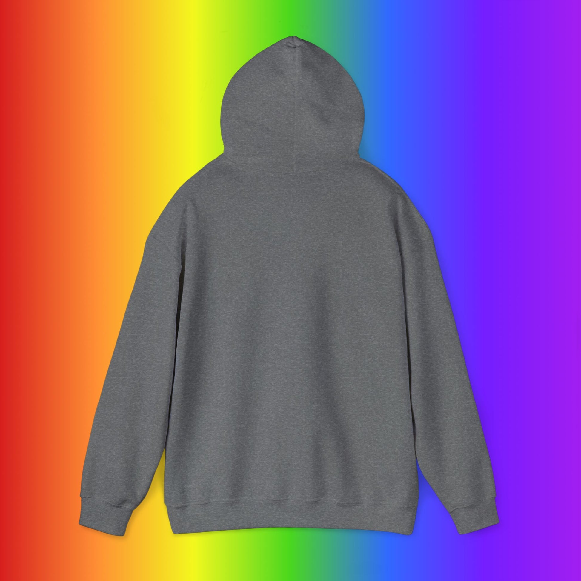 Never Again Bold Letters Heavy Blend Hoodie