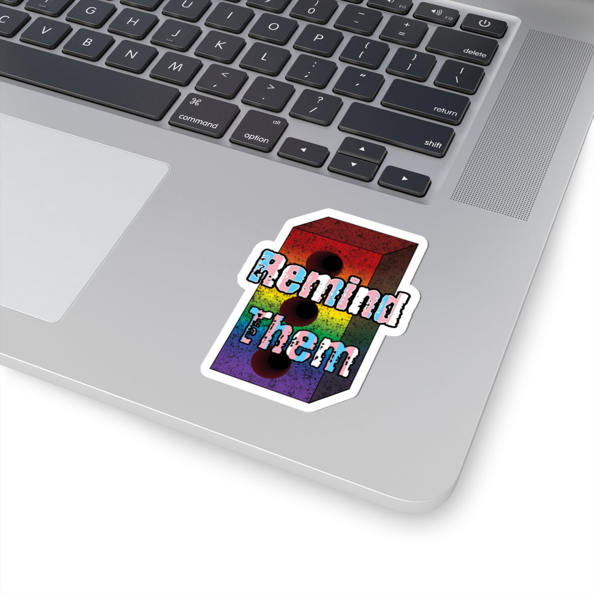 Remind Them Brick Kiss-Cut Stickers
